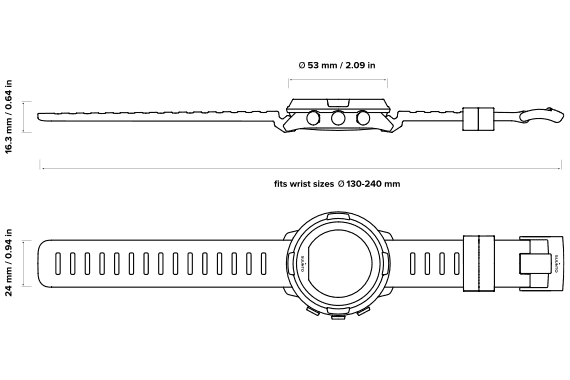 Product specifications diagram
