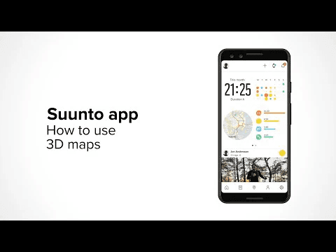 Suunto app - 3D maps