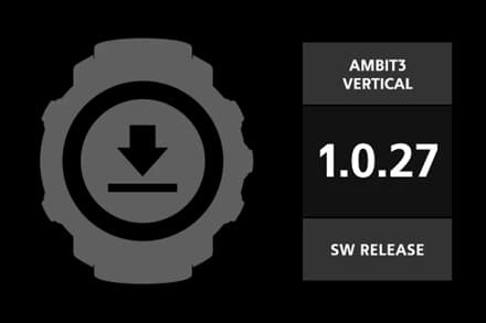 Suunto Ambit3垂直软件更新,2016年4月20日