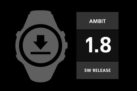 Suunto Ambit的软件升级1.8,2012年9月27日