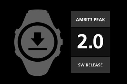 Suunto Ambit3 Peak软件更新,2015年6月24日