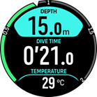 diepte-alarm 15 meter