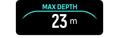 schakelveld max. diepte