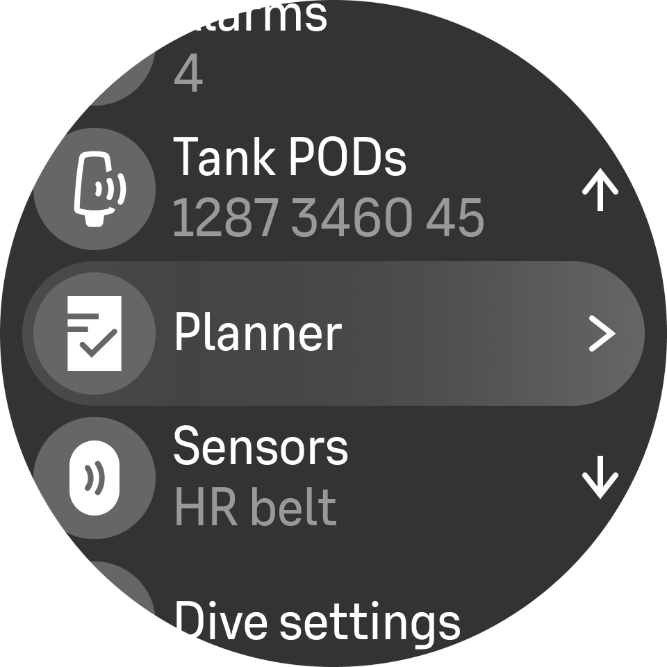 pre-dive planner
