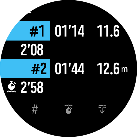 freedive rondes