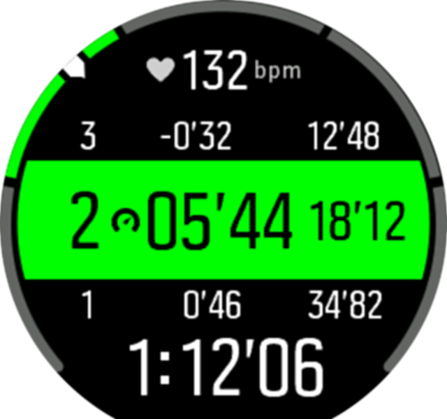 ZoneDisplay Pace Spartan