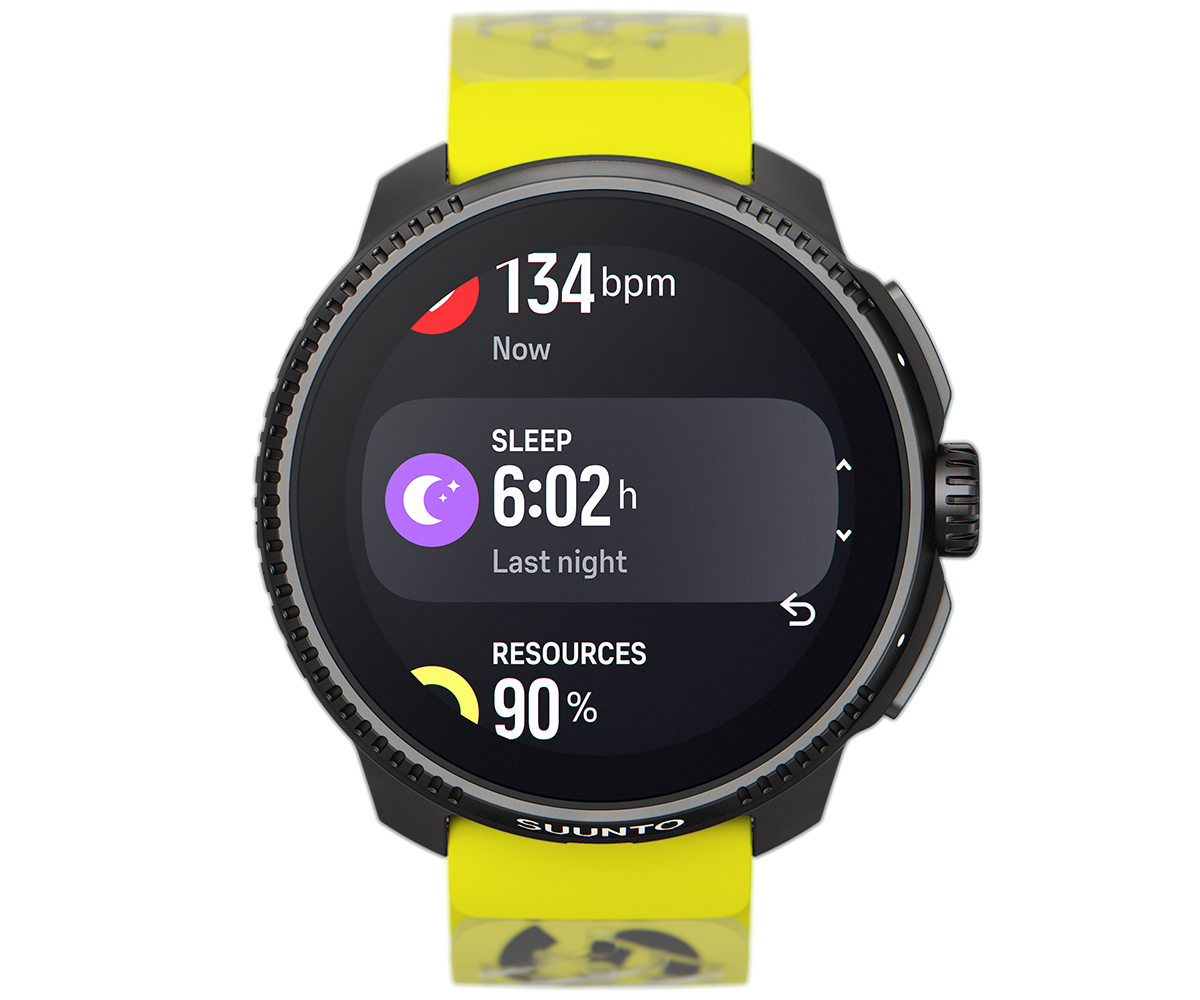 In addition to the sleep summary, you can follow your overall sleep trend with the sleep widget on your Suunto Vertical, Suunto Race and Suunto 9 Peak Pro.