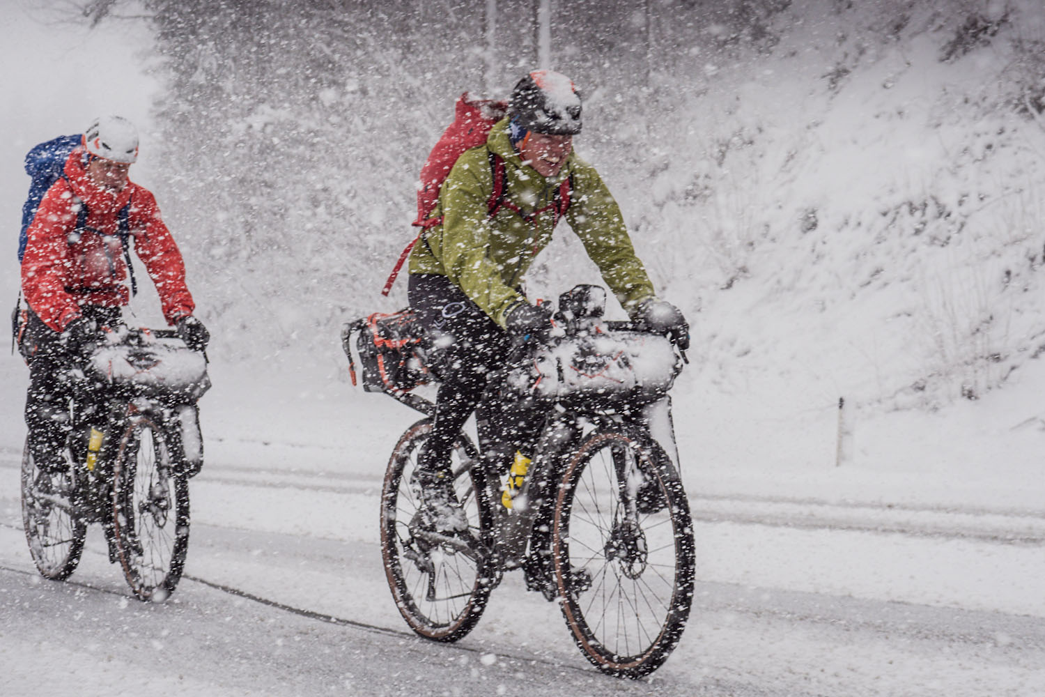Not the conditions the duo was hoping for. 
